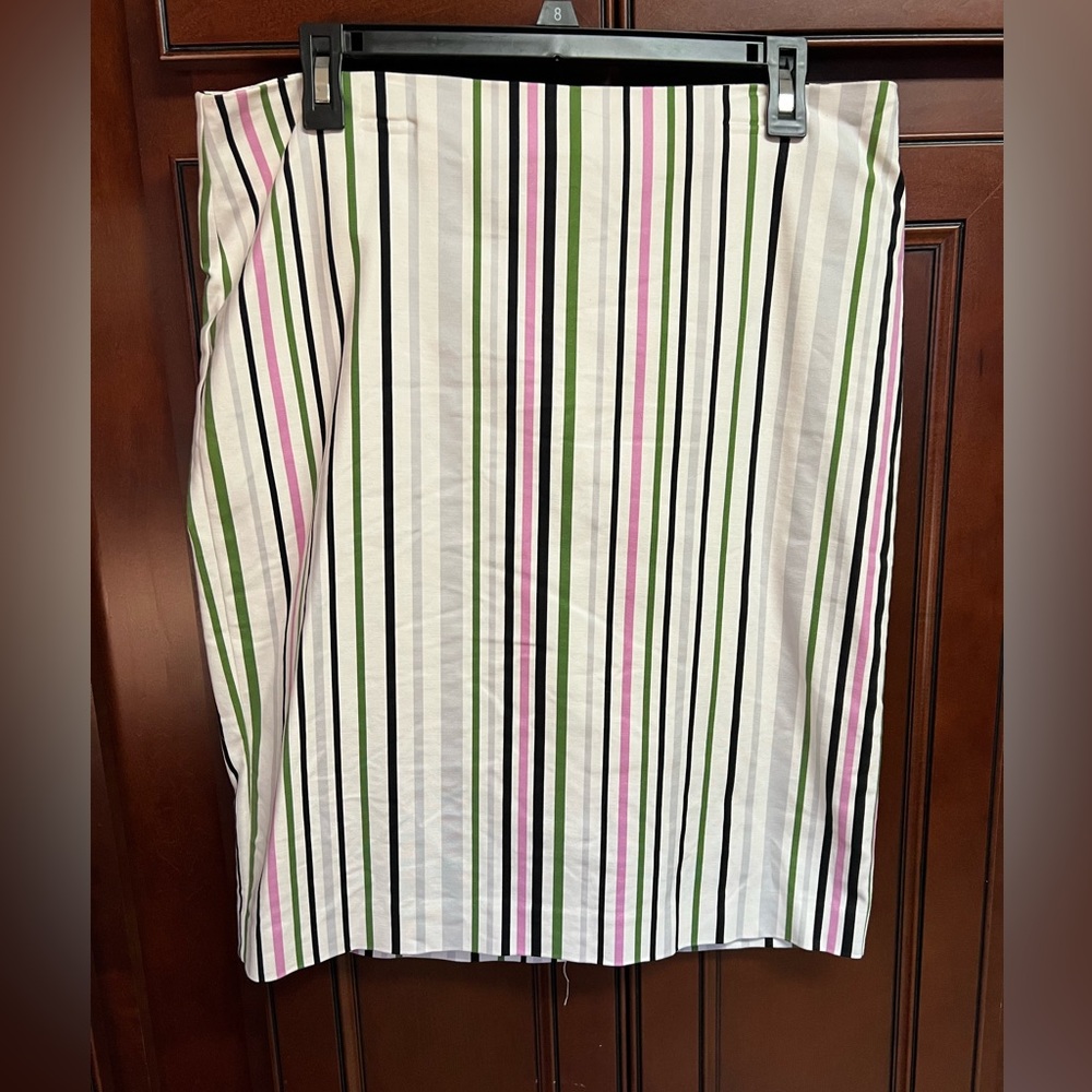 Striped Pencil Skirt